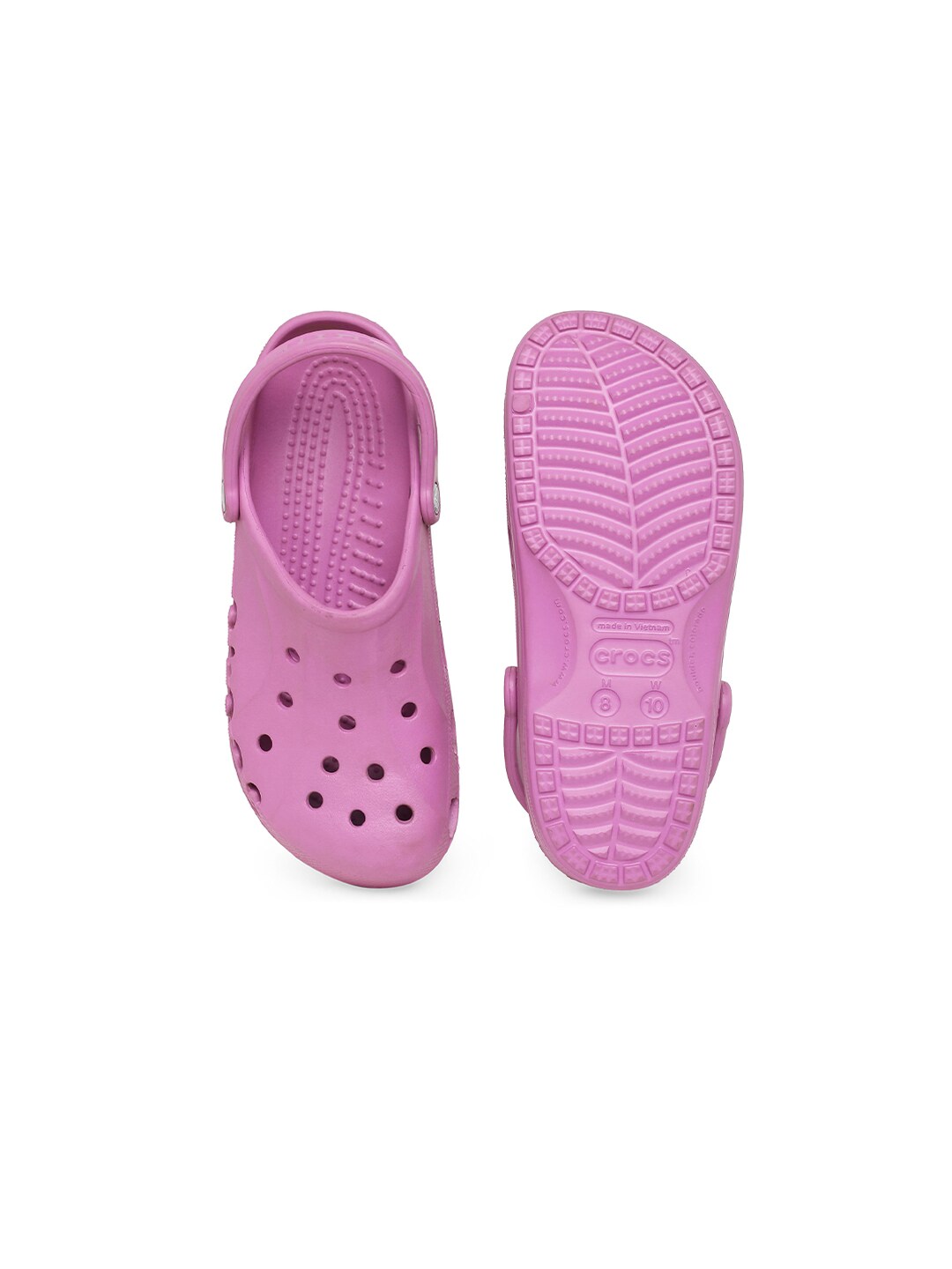 Baya Unisex Purple Solid Clogs Sandals