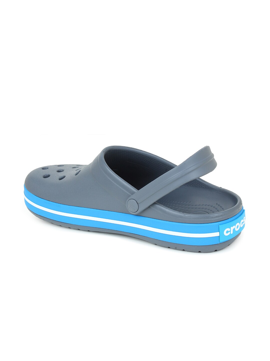 Adult Grey & Blue Croslite Clogs