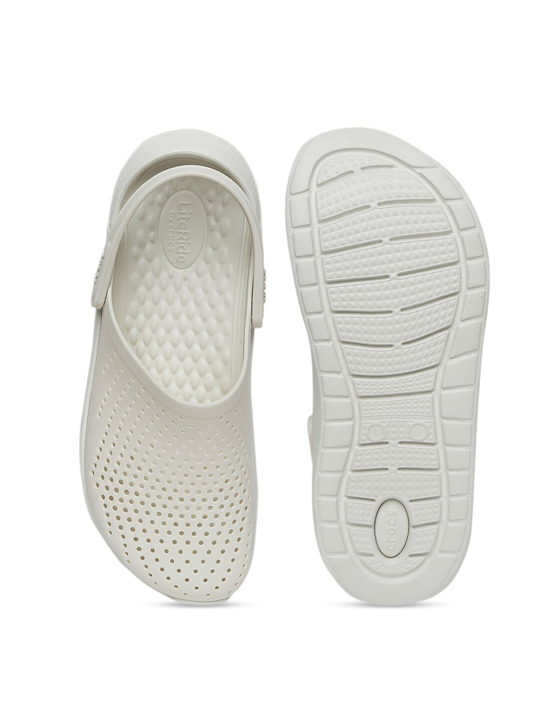 Literide Unisex White Clogs