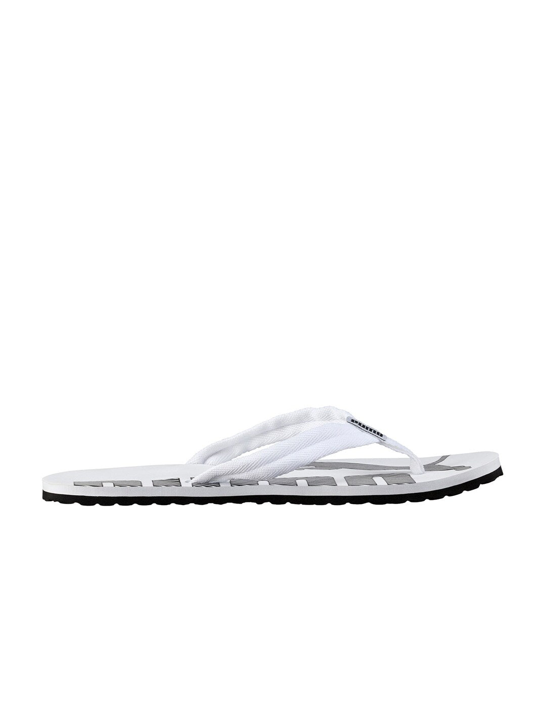 Unisex White Printed Epic Flip v2 Thong Flip-Flops