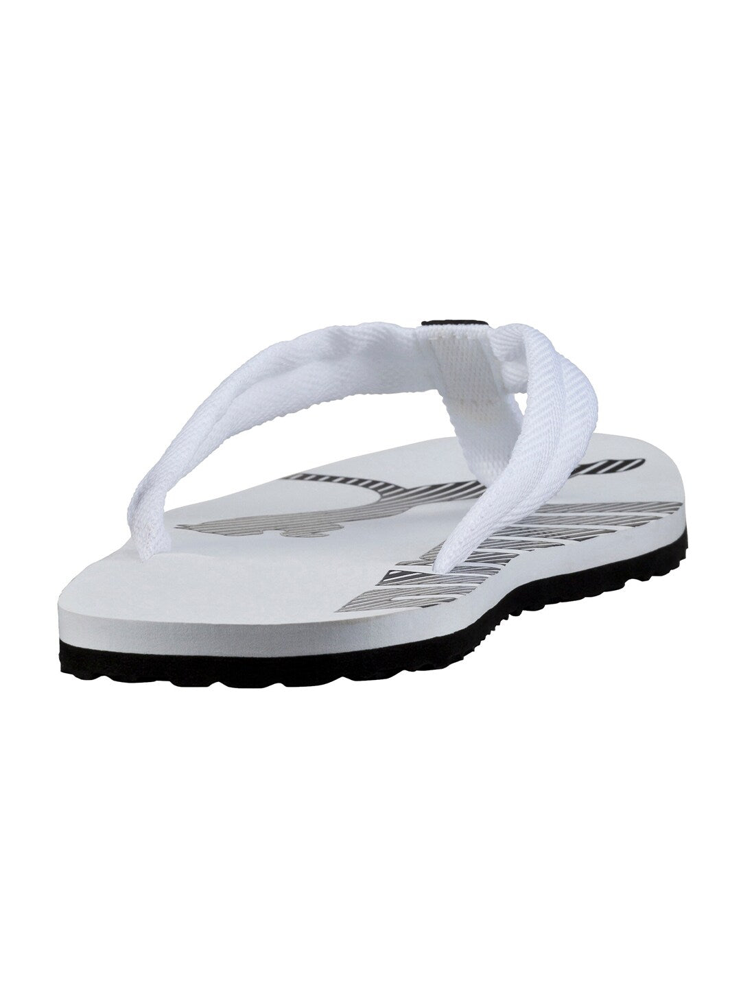 Unisex White Printed Epic Flip v2 Thong Flip-Flops