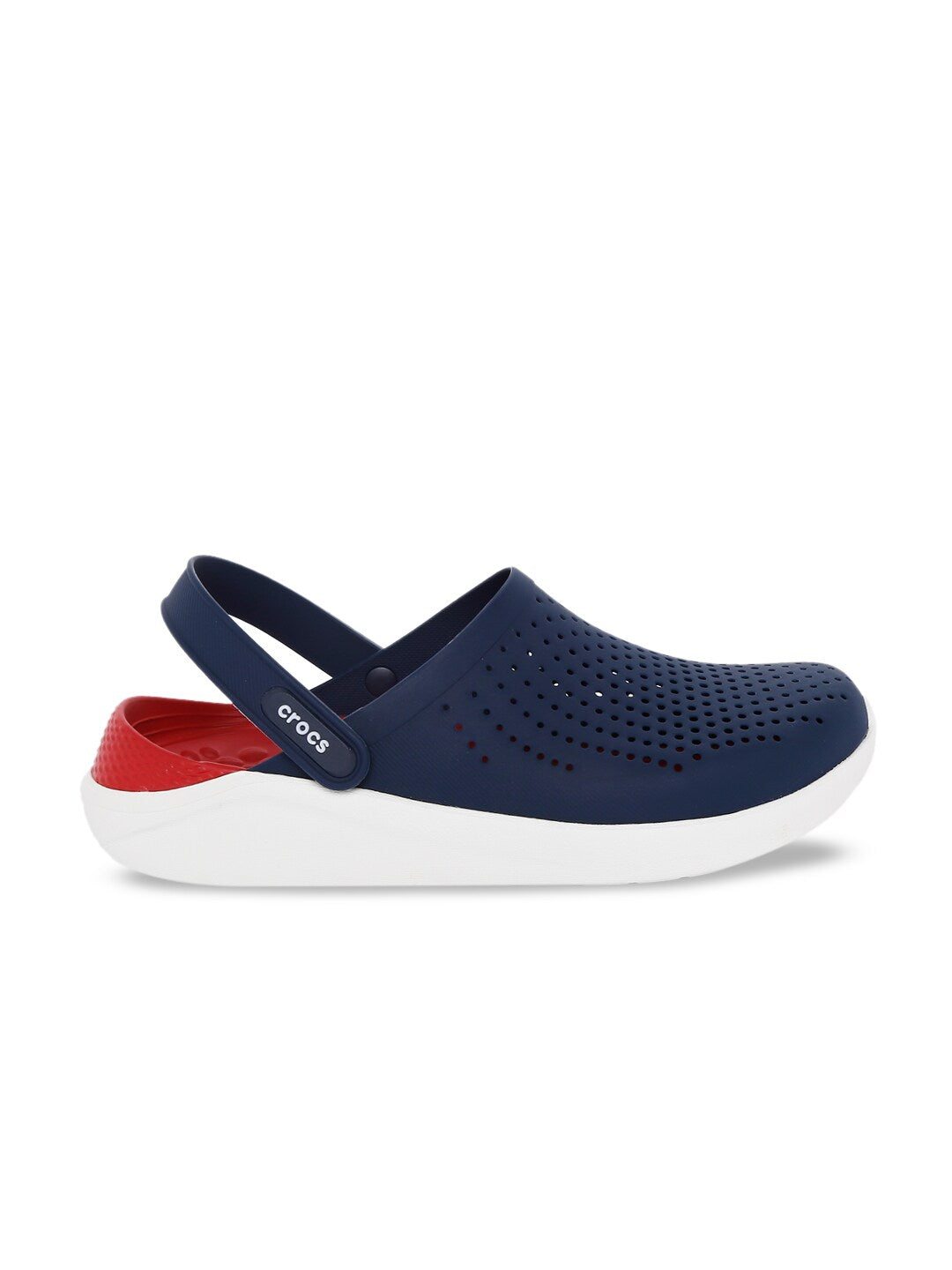 Literide Unisex Navy Blue Solid Clogs