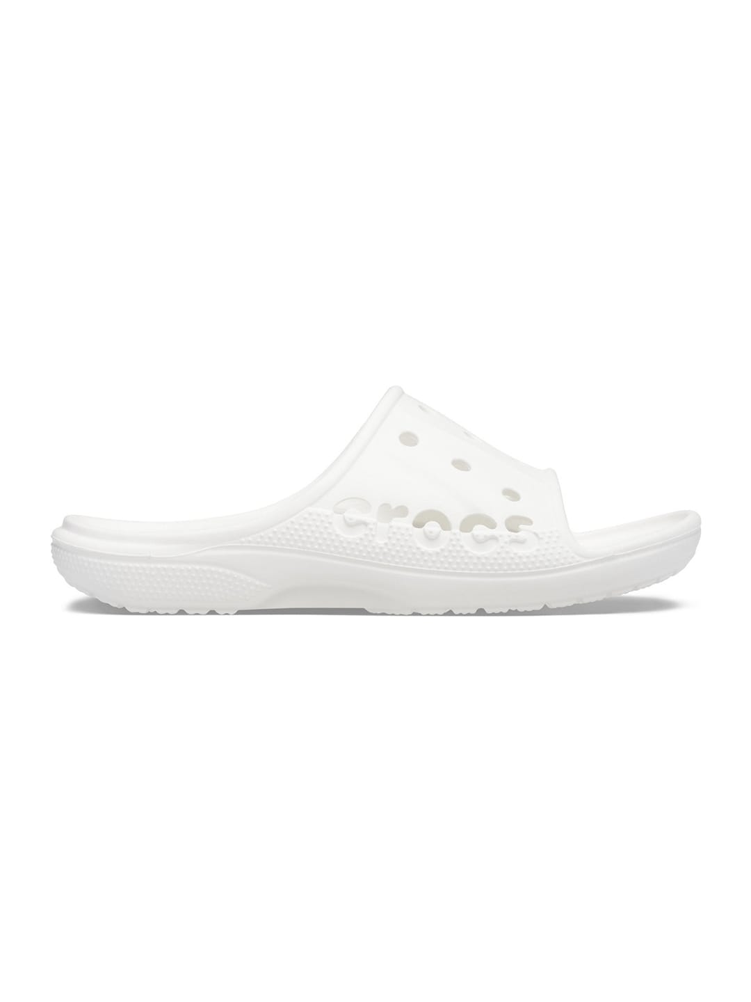 Unisex White Croslite Baya Sliders