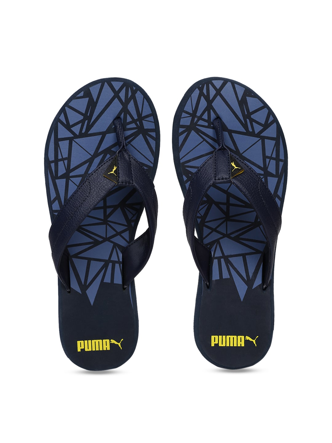 Unisex Wrens GU IDP Navy Blue Printed Thong Flip-Flops