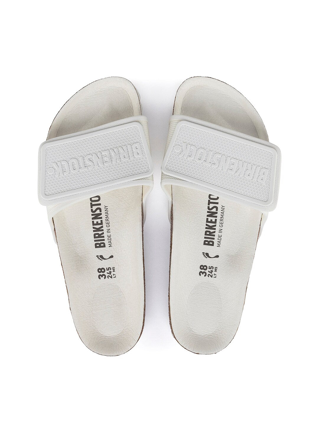 Unisex White Tema Narrow Sliders