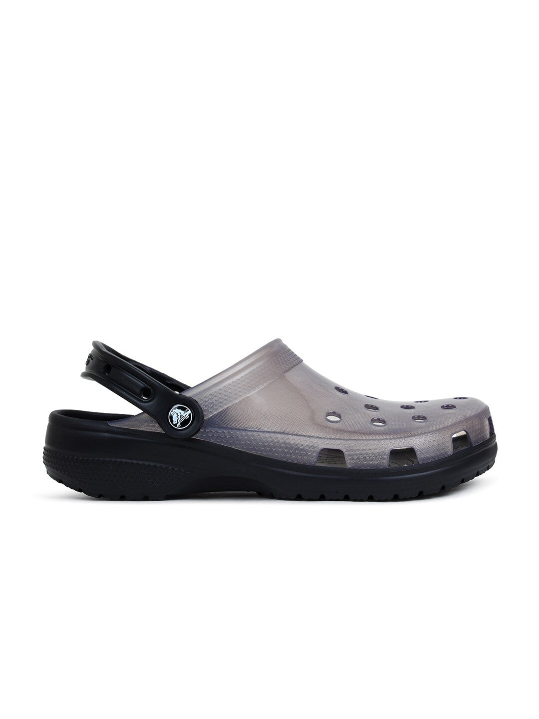 Adult Black & Grey Croslite Clogs
