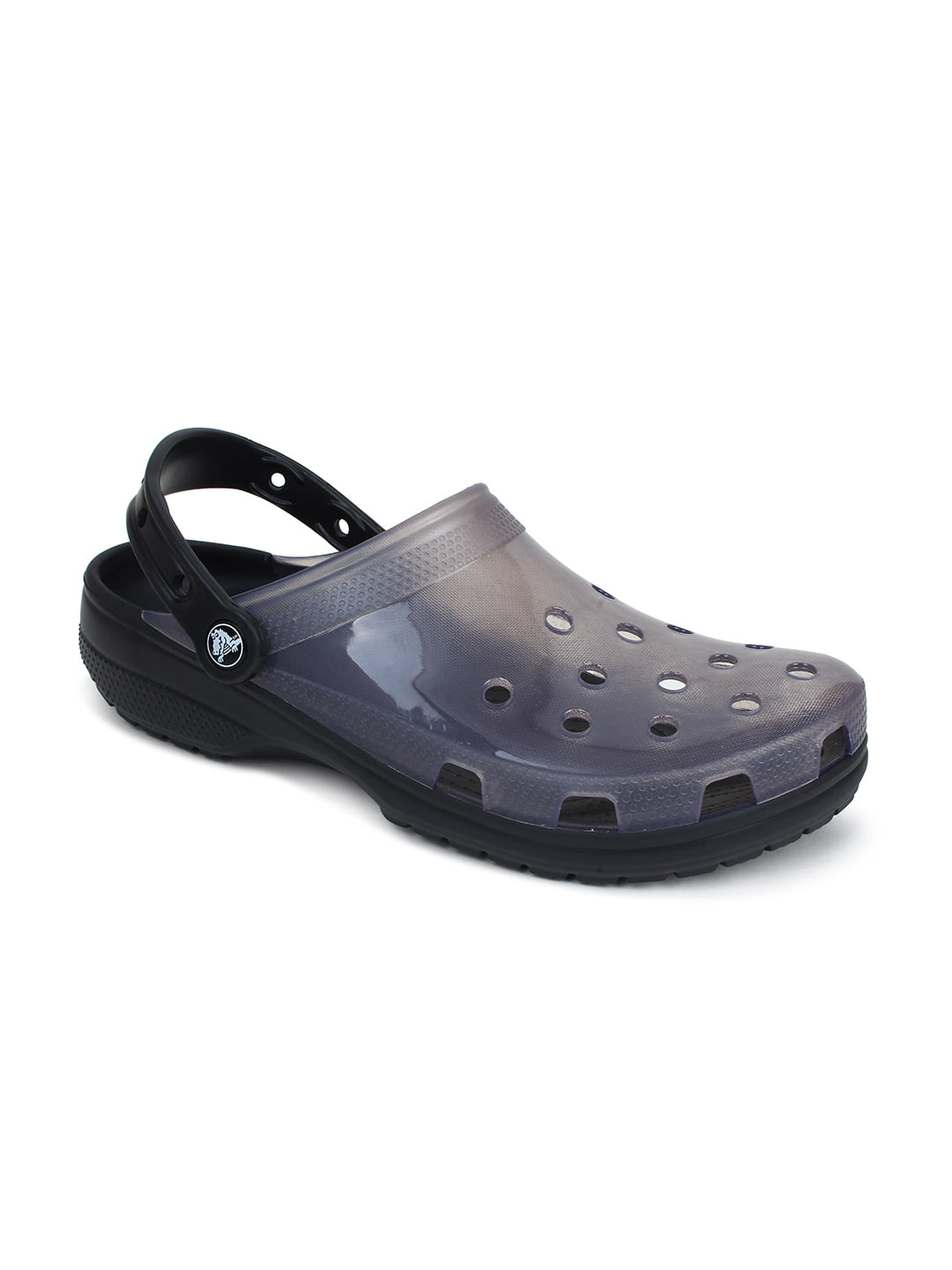Adult Black & Grey Croslite Clogs