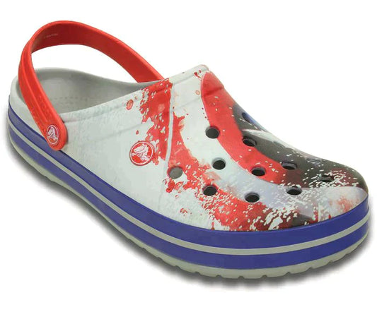 Bayaband Graphic Blue Camo Unisex Clog