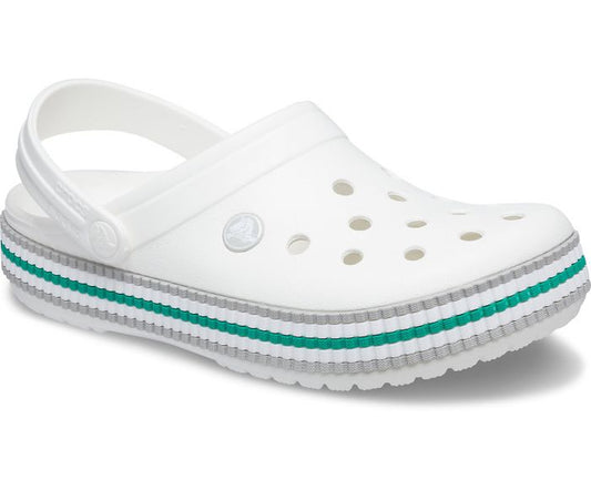 Crocband Varsity White Unisex Clog